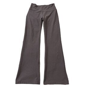 Beyond Yoga Pants Womens Large Purple Gray High Rise Flare Leg Yoga Athletic USA